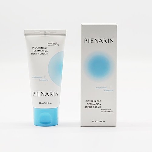 PIENARIN EGF Derma Cica Repair Cream, EGF Facial Moisturizer for Sensitive Skin, Redness & Barrier Repair | Korean Facial Moisturizer for Dry, Irritated Skin (1.69oz / 50ml)