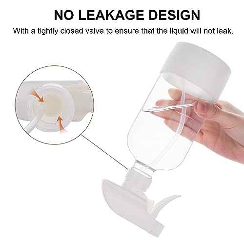 Glass Spray Bottles for Cleaning Solutions, 16oz Reusable Clear Empty Mist Spray Bottle with Silicone Sleeve for Hair, Plants and Essential oils 2 Pack