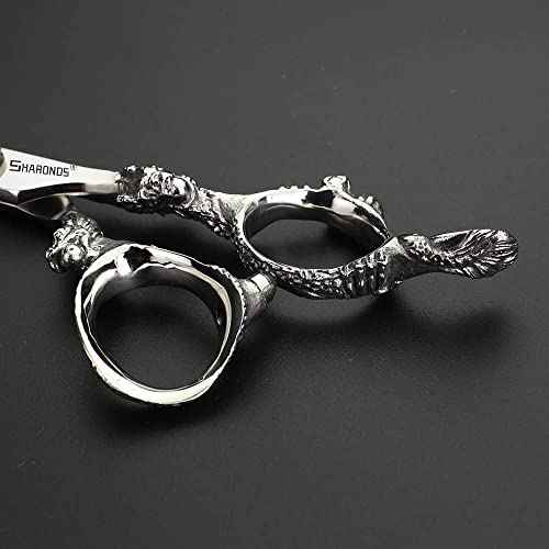 6" Professional Hairdressing Scissors Set, Hair Clipper/Household Stainless Steel Hair Clipper (6" Silver Set)