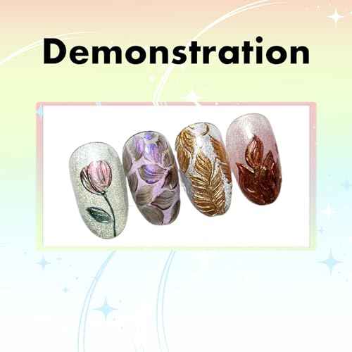 Nail Gel polish sculpture gel 5g black in colour clear stroke non wipe chrome applicable DIY at home embossed painting gel Nail solons mini 3D designs (Black, 5g)