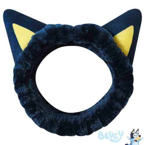LUV HER Bluey Girls Cartoon Character Headbands - One Size Fits All, Soft Stretchy Fabric - Fun Fashion Accessory for Everyday or Special Occasions, Ages 3+