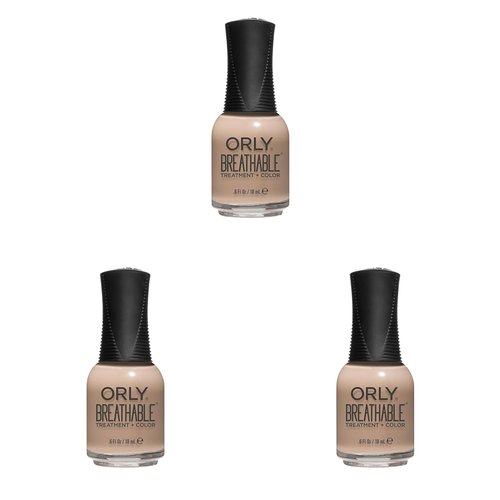 Orly Breathable Nail Color, Down To Earth, 0.6 Fluid Ounce (Pack of 3)