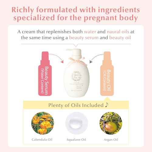 Mama&Kids Natural Mark Cream 16.58 oz (470g), Stretch Mark Cream For Pregnancy, A moisture-rich cream, Pregnancy Skin Care