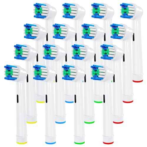 Replacement Toothbrush Heads for Oral B, Professional Soft Clean Toothbrush Head Compatible with Oral B Braun Replacement Heads Refill Pro 500/1000/1500/3000/3757/5000/7000/7500/8000