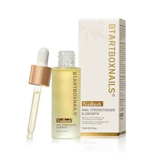 BTARTBOXNAILS Naillush Nail Strengthener & Growth - Repair Damaged Nails, Strengthen Weak & Thin Nails, Extra Strong Nail Growth Treatment, Long Lasting Nail Hardener, 15ml