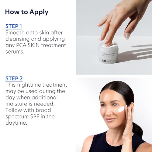 PCA SKIN Hydrating Collagen Cream for Face, Collagen Hydrator Night Cream, Hydrates and Firms Dry Mature Skin, Made with Shea Butter, Olive Fruit Oil, and Sweet Almond Fruit Extract