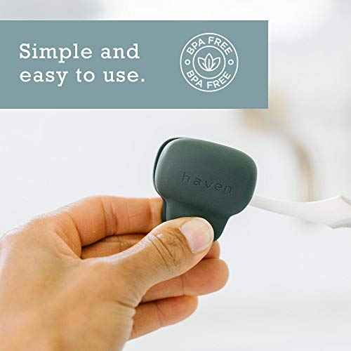 Haven Toothbrush Cover - Fits Electronic and Manual Toothbrushes - Toothbrush Case Holder for Travel - Set of Two Tooth Brush Cap Protectors (Emerald & Aqua)
