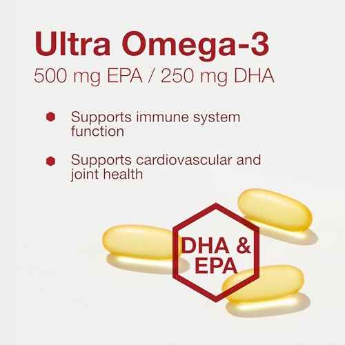 Protocol Ultra Omega-3-500mg EPA & 250mg DHA - Fish Oil for Brain Support, Heart & Nervous System Health* - EPA DHA Omega Supplement - Non-GMO & Halal - 180 Softgels