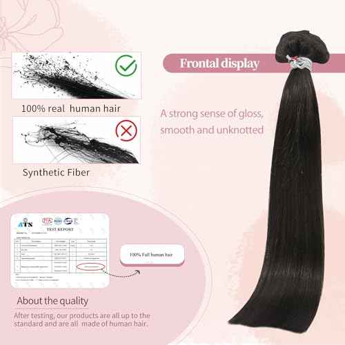 HUAYI Dark Brown Clip in Hair Extensions Real Human Hair 120G Remy Human Hair Clip in Extensions Soft Silky Straight for Women 7pcs 16clips 20 Inch Brown Hair Extensions