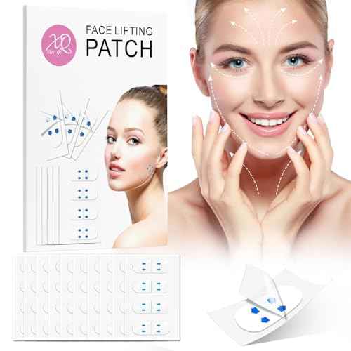 Face Lift Tape, Face Lift Tape Invisible, Face Tape Lifting Invisible, Face Tape Instantly Lifts Sagging Skin Around The Face, Hides The Double Chin and Creates A v-Shaped Face 60PCS