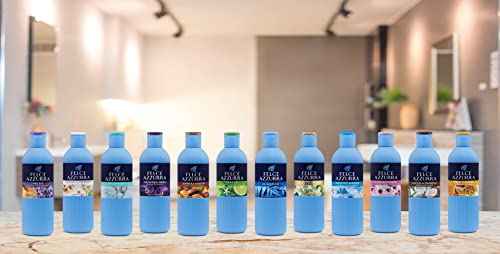 Felce Azzurra Sakura Flowers - Oriental Essence Body Wash - Fine And Elegant Fragrance - Transparent Freshness Of The Freesia - Cherry Blossom Melts With The Delicacy Of The Peony Petals - 22 Oz