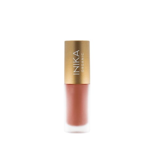 INIKA Organic Tinted Lip Oil | Bakuchiol, Squalane + Collagen in a Glossy Wash of Color. Luxuriously Smoothing & Hydrating Lipgloss. Natural, Vegan. 0.16 Fl oz (Blossom)