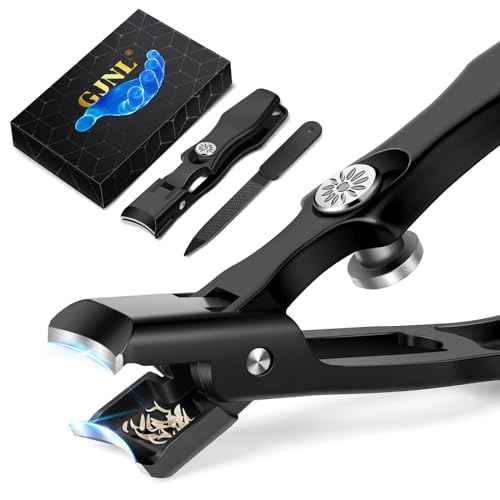 Nail Clippers for Men with Catcher, Stocking Stuffers 2025 Gifts for Men Women, Large Toenail Clippers for Thick Nails, Heavy Duty Anti-Splash Toe Nail Cutter, Christmas Xmas Presents Gifts for Adults