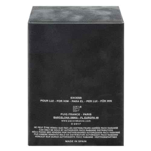 Paco Rabanne Xs Eau De Toilette for Men 3.4 Oz/ 100 Ml - Spray - New Packaging, 3.4 Fl Oz