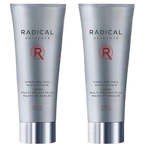 Radical Skincare Hand & Nail Multi Repair Creme - Provide Moisture & Fight Aging | Strengthens Nails & Cuticles | For All Skin Types Including Sensitive Skin | Cruelty & Paraben Free (2.5 oz, 2 Pack)
