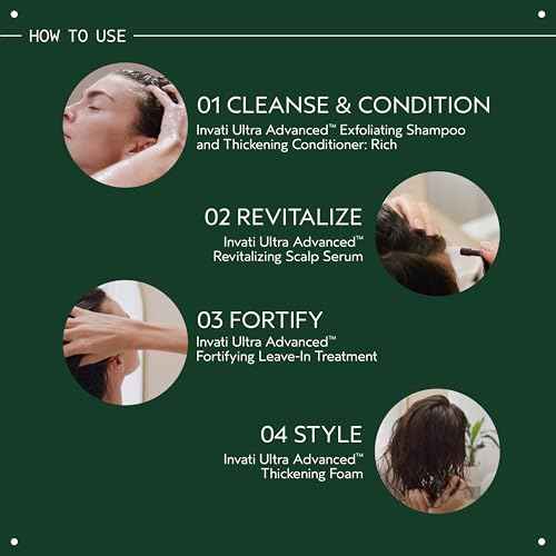 Aveda Invati Ultra Advanced Thickening Conditioner Rich | Step 2 of 4 | Reduces Hair Loss by 77% | for Medium to Thick Thinning Hair Types | Normal to Oily Scalp | 96% Naturally Derived*