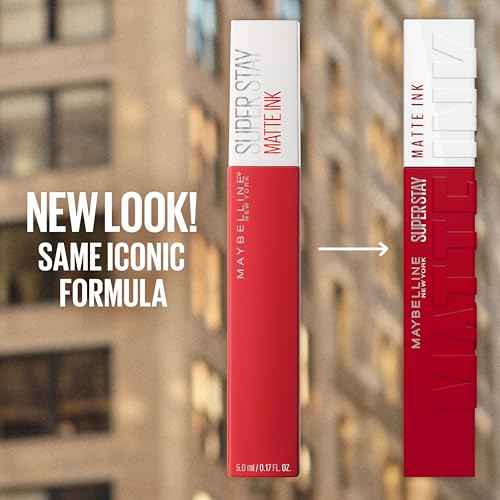 MAYBELLINE Super Stay Matte Ink Liquid Lipstick Makeup, Long Lasting High Impact Color, Up to 16H Wear, Charmer (Midtone Mauvy Brown)
