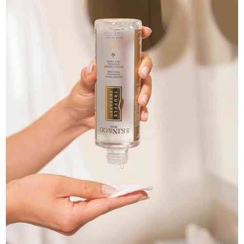 SKIN&CO Truffle Therapy Love at First Swipe | 2-Pc Skincare Kit with Face Toner & Cleansing Oil | Hydrating, Makeup-Removing, Pore-Refining Duo for Brighter, Glowing Skin | All-Natural & Made in Italy