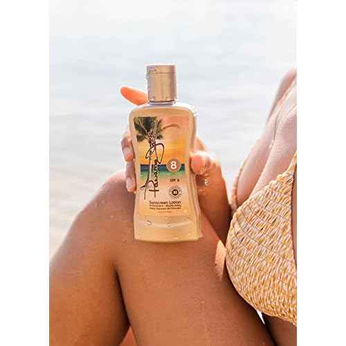 Panama Jack Sunscreen Tanning Lotion - SPF 8, PABA, Paraben, Gluten & Cruelty Free, Antioxidant Moisturizing Formula, 6 FL OZ (Pack of 6)