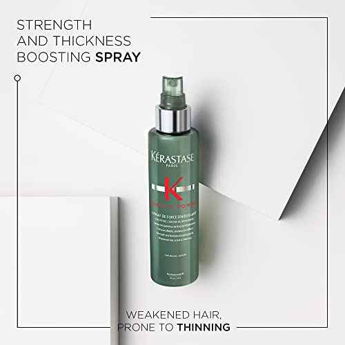 Kerastase Genesis Homme Spray De Force Thickening Hair Spray For Men - Strengthening & Volumizing, For Weakened Hair, 5.1 Fl Oz