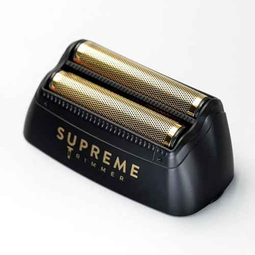 Supreme Trimmer Replacement Foil & Cutter SB63 | Hypoallergenic Foil for Crunch STF602 | Black