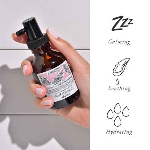 Davines Naturaltech ELEVATING Scalp Recovery Treatment, Leave-On Treatment For Sensitive And Dehydrated Scalp, Help To Reduce Itching And Redness, 3.38 Fl Oz