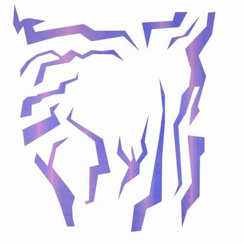 Purple Ombre Temporary Patterns Tattoo ? Realistic Waterproof Body Art for Cosplay, Halloween, and Party Makeup (2 PCS)
