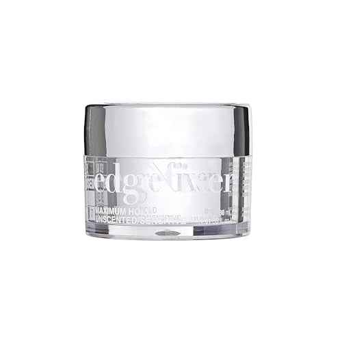 Red by Kiss Edge Fixer 24 Hour Maximum Hold Edge Wax No Flaking Biotin B7 Infused Hair Gel 1.01 fl.oz (Unscented)