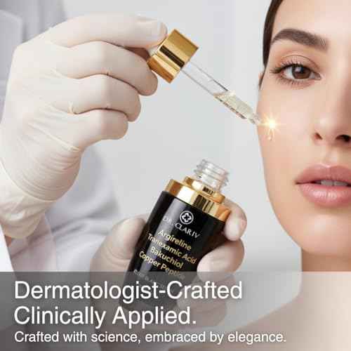 Argireline + Copper Peptides (GHK-Cu) Serum For Face ? Anti Wrinkle Firming Serum with Tranexamic Acid and Bakuchiol, GHK-Cu Peptide ? Anti Aging Skincare for Face? 1 Fl Oz