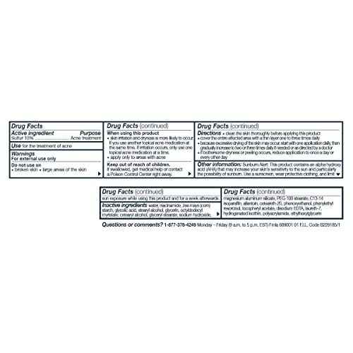 Vichy Normaderm S.O.S Acne Rescue Spot Corrector, Acne Spot Treatment for Face with 10% Sulfur, Niacinamide & Glycolic Acid, Suitable for Sensitive Skin