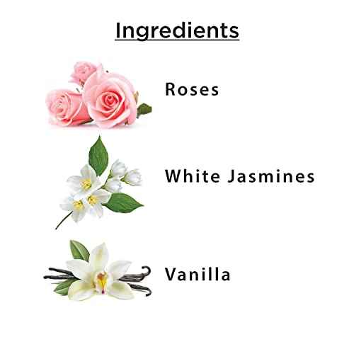 Enchanteur Romantic Perfumed Shower Gel for Women, 250g with Roses & Jasmine Extracts