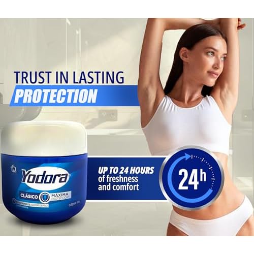 Classic Deodorant Yodoraa PACK of 60gr /2.11oz & 32g /1.12oz - Importado de Colombia - maximum protection