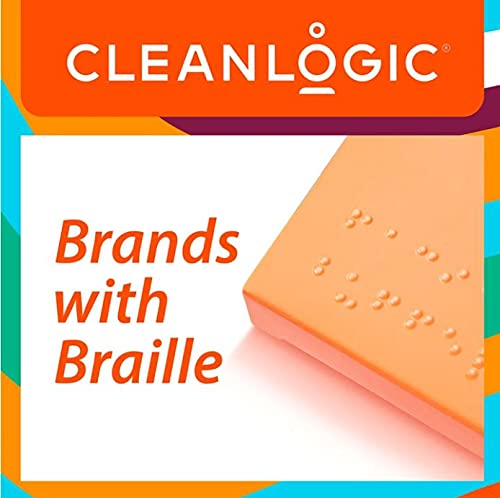 Cleanlogic Bath and Body Foam Loofa Body Sponge, 3 Count