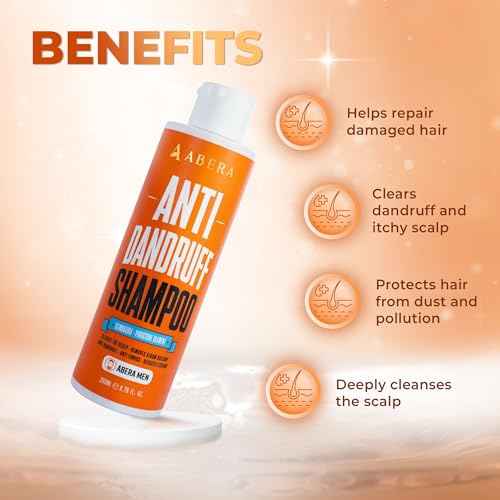 ABERA Anti Dandruff Shampoo for Stronger Hair & Healthier Scalp, Nourishes, Supports and Promotes Hair Growth, Get Rid of Dandruff, Set of 2