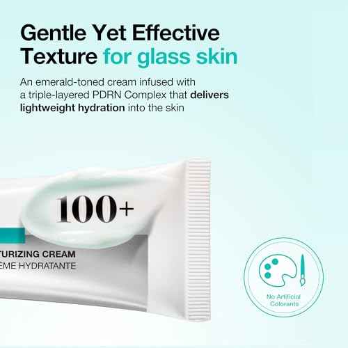 ANUA PDRN Hyaluronic Acid 100 Moisturizing Cream, Lightweight Hydrating Moisturizer with Salmon DNA, Hyaluronic Acid, Collagen For Glass Skin, Korean Skin Care (60ml / 2.02 fl. oz)