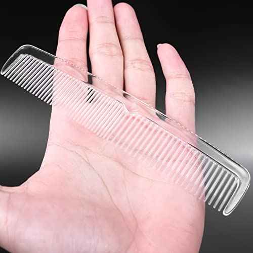 Disposable Combs Individually Wrapped, Fine and Wide Tooth, Sturdy and Thick, 120 Pack Combs Bulk for Family, Hotel, Travel, Homeless