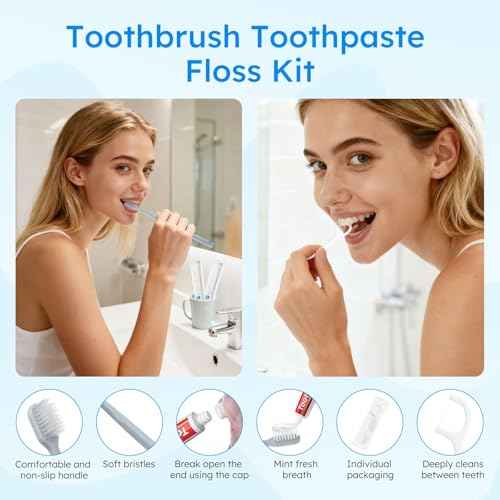 Hygiene Kits and Bulk Convenience Kits Feature Double-Sealed Individual Packaging. Personal Hygiene Kits are Suitable for Hotels, Camping, Home Use, and Travel (25-Pack)