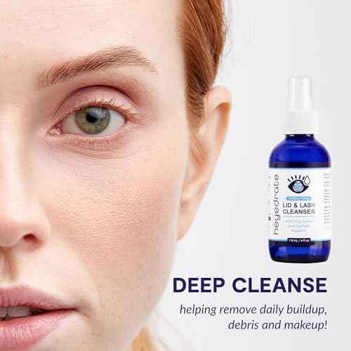 Lid and Lash Cleanser ? 4oz Glass Bottle ? Pure Hypochlorous Acid Spray for Soothing Dry Eye Irritation ? Daily Eyelid & Lash Cleanser?