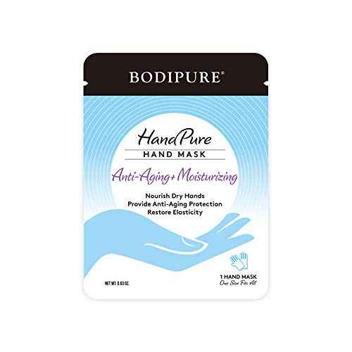 Bodipure HandPure Moisturizing Hand Gloves Manicure Kit Soft Hand Mask & Manicure Gloves - Moisturizing Hand and Nail Treatment And Strengthener (50 Packs)