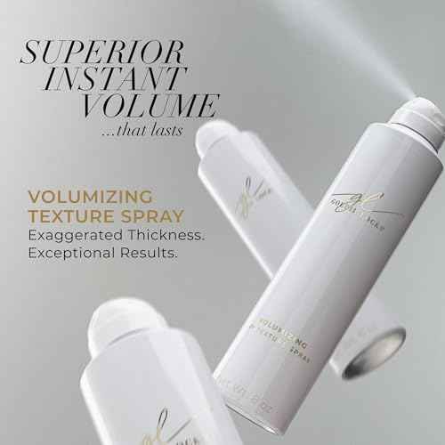 Goldie Locks Volumizing Texture Spray - Instant Volume and Lift - Invisible Matte Finish - Flexible Hold - Safe for Extensions & Color-Treated Hair - Protein-Free - 8 fl oz
