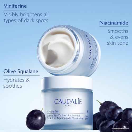 Caudalie Vinoperfect Instant Brightening Dark Spot Moisturizer with Niacinamide, Refillable Packaging - 1.6 Fl. Oz, Packaging may vary