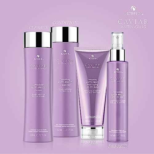 Alterna Caviar Anti-Aging Smoothing Anti-Frizz Multi-Styling Air Dry Balm, 3.4 Fl Oz | Controls Frizz With Light Hold | Adds Natural Shine | Sulfate Free