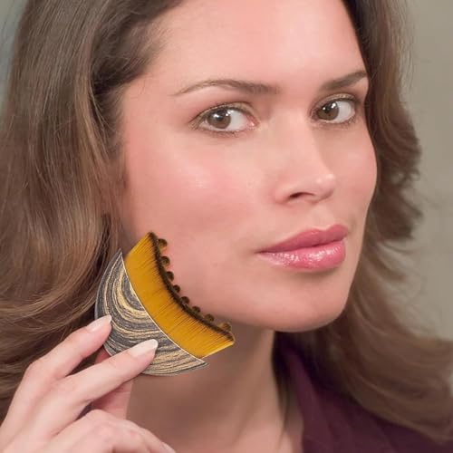 Lymphatic Contour Face Brush, Dry Face Brush for Lymphatic Drainage Massager -Anti-Puffiness, Lift, Chin & Jawline Sculpting (1PCS Soft Gua Sha Brush)