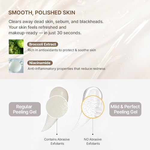 Primera (PRMR) Mild Peeling Gel | Korean Gentle Exfoliating Facial Wash for Sensitive Skin, Daily Pore Care & Smooth Radiant Skin (100ml, 3.38 fl. oz)