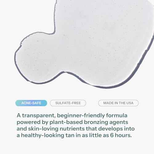 Chaddy Tanning Water - Natural Self Tanner for Face | Fast-Drying, Long-Lasting, Hydrating, Vegan, Cruelty-Free, & Safe for Sensitive Skin - (Shades Medium to Dark, 30ml)