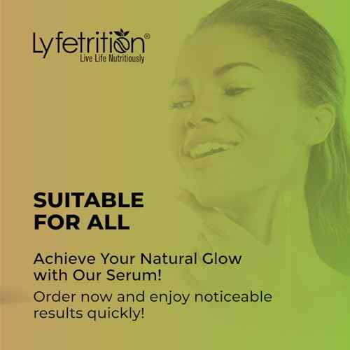 Lyfetrition Hyaluronic Acid Serum for Skin, Moisturizing and Hydrating Serum for All Types of Skin, 100% Natural Face Serum with Vitamin C & Aloe Vera (12 Fl Oz), Clear Serum, (Lyfe7581)