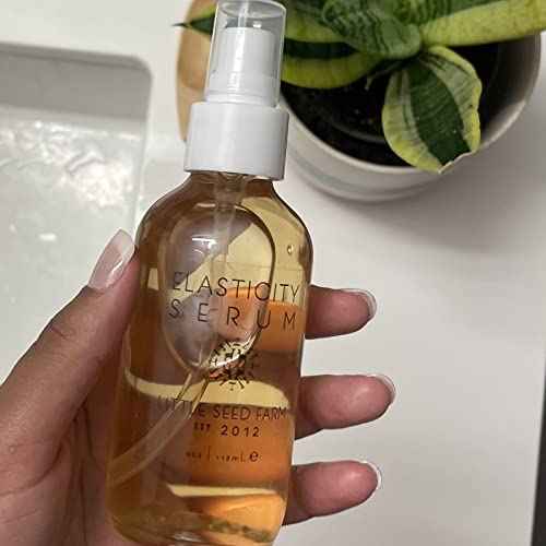 Little Seed Farm Elasticity Serum - Skin Care Toning and Firming Face Serum - Net Wt. 4 fl oz