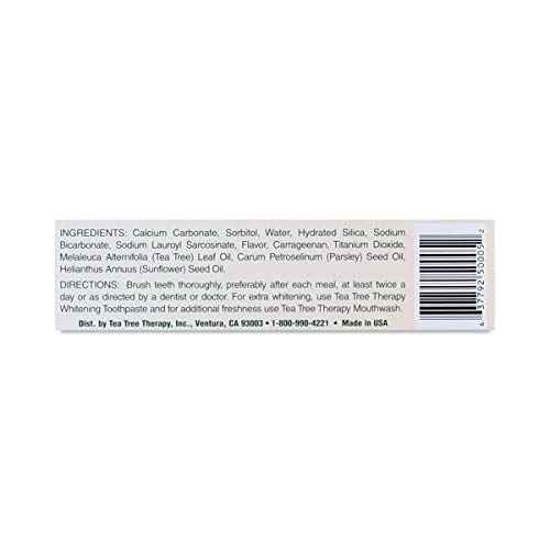 Tea Tree Therapy Tea Tree Tpste,Bak Soda, 5 oz 6 pk
