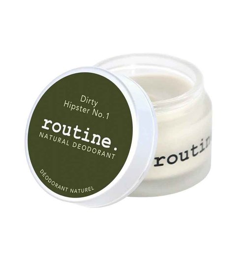 Routine ROUTINE Aluminum Free Natural Deodorant for Women and Men, Antiperspirant Deodorant for sensitive skin 58g Patchouli, Patchouley & Patchoulé (DIRTY HIPSTER NO. 1 Jar)