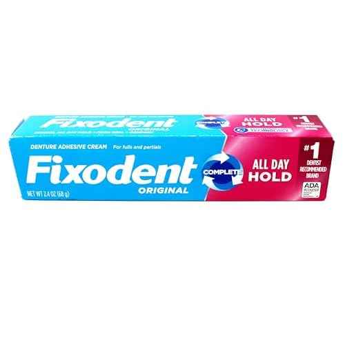 Fixodent Cream Size 2.4z Fixodent Denture Adhesive Cream Original 2.4 Ounce (Pack of 6)